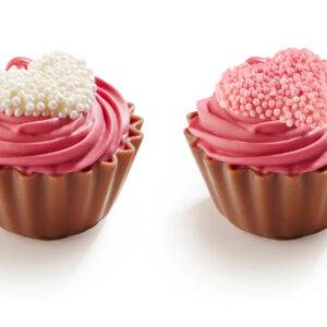 Cupcake Hjärtan Hallon 1,21 kg