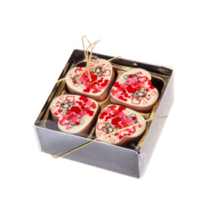 PRALINASK 4 Pack Hj&auml;rtpraliner EN SORT 1 st