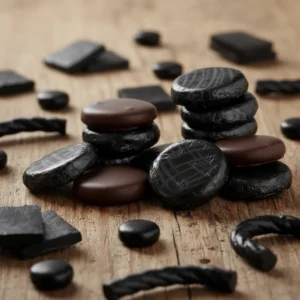 CHOKLADBITAR Svart Liquorice cream